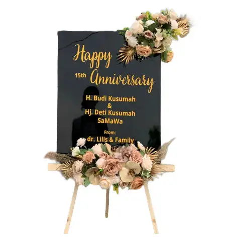 Papan Bunga Akrilik Rawas